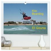 Kite Boarding El Gouna (hochwertiger Premium Wandkalender 2024 DIN A2 quer), Kunstdruck in Hochglanz