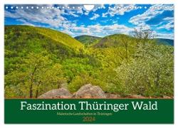 Faszination Thüringer Wald (Wandkalender 2024 DIN A4 quer), CALVENDO Monatskalender