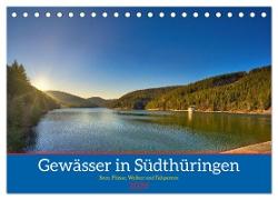 Gewässer in Südthüringen (Tischkalender 2024 DIN A5 quer), CALVENDO Monatskalender