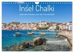 Insel Chalki (Wandkalender 2024 DIN A4 quer), CALVENDO Monatskalender