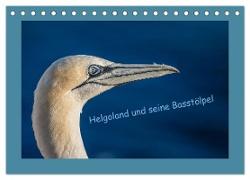 Helgoland und seine Basstölpel (Tischkalender 2024 DIN A5 quer), CALVENDO Monatskalender