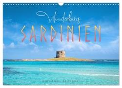 Wunderbares Sardinien (Wandkalender 2024 DIN A3 quer), CALVENDO Monatskalender
