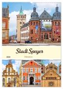 Stadt Speyer - Reiseplaner (Wandkalender 2024 DIN A2 hoch), CALVENDO Monatskalender
