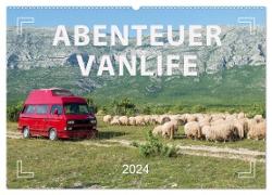 Abenteuer Vanlife - Glücklich unterwegs (Wandkalender 2024 DIN A2 quer), CALVENDO Monatskalender