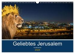 Geliebtes Jerusalem (Wandkalender 2024 DIN A3 quer), CALVENDO Monatskalender