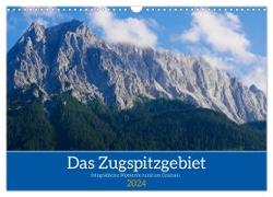 Das Zugspitzegebiet (Wandkalender 2024 DIN A3 quer), CALVENDO Monatskalender