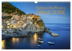 Italienische Riviera Cinque Terre (Wandkalender 2024 DIN A3 quer), CALVENDO Monatskalender