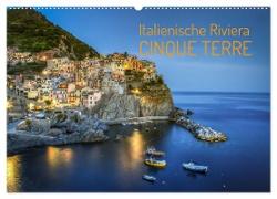 Italienische Riviera Cinque Terre (Wandkalender 2024 DIN A2 quer), CALVENDO Monatskalender