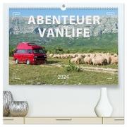 Abenteuer Vanlife - Glücklich unterwegs (hochwertiger Premium Wandkalender 2024 DIN A2 quer), Kunstdruck in Hochglanz