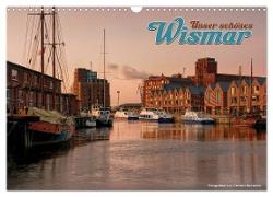 Unser schönes Wismar (Wandkalender 2024 DIN A3 quer), CALVENDO Monatskalender