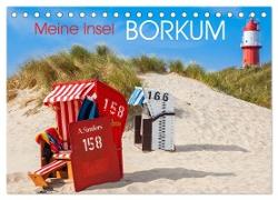 Meine Insel Borkum (Tischkalender 2024 DIN A5 quer), CALVENDO Monatskalender