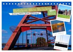 Duisburg - Brücken über Brücken (Tischkalender 2024 DIN A5 quer), CALVENDO Monatskalender