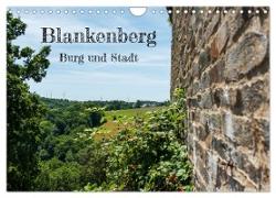 Blankenberg Burg und Stadt (Wandkalender 2024 DIN A4 quer), CALVENDO Monatskalender
