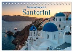 Wunderbares Santorini - Matteo Colombo (Tischkalender 2024 DIN A5 quer), CALVENDO Monatskalender