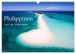 Philippinen - Land der Naturwunder (Wandkalender 2024 DIN A3 quer), CALVENDO Monatskalender