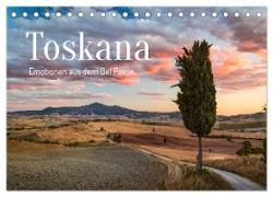 Toskana - Emotionen aus dem Bel Paese (Tischkalender 2024 DIN A5 quer), CALVENDO Monatskalender