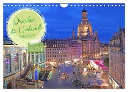 Dresden Terminplaner (Wandkalender 2024 DIN A4 quer), CALVENDO Monatskalender