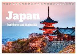 Japan - Traditionen und Modernität (Tischkalender 2024 DIN A5 quer), CALVENDO Monatskalender