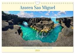 Sao Miguel Azoren - Vulkanisch geprägte Trauminsel im Atlantik (Wandkalender 2024 DIN A4 quer), CALVENDO Monatskalender