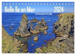 Belle Ile en Mer - Ein bretonisches Paradies (Tischkalender 2024 DIN A5 quer), CALVENDO Monatskalender