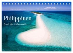 Philippinen - Land der Naturwunder (Tischkalender 2024 DIN A5 quer), CALVENDO Monatskalender