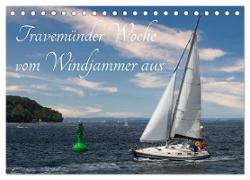 Travemünder Woche vom Windjammer aus (Tischkalender 2024 DIN A5 quer), CALVENDO Monatskalender