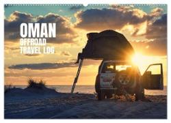 OMAN Offroad Travel Log (Wandkalender 2024 DIN A2 quer), CALVENDO Monatskalender