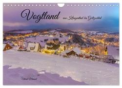 Vogtland - von Klingenthal bis Göltzschtal (Wandkalender 2024 DIN A4 quer), CALVENDO Monatskalender