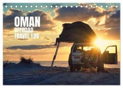 OMAN Offroad Travel Log (Tischkalender 2024 DIN A5 quer), CALVENDO Monatskalender