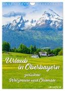 Urlaub in Oberbayern - zwischen Watzmann und Chiemsee (Wandkalender 2024 DIN A4 hoch), CALVENDO Monatskalender
