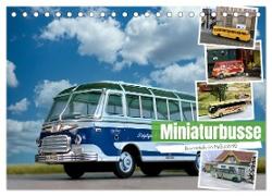 Miniaturbusse (Tischkalender 2024 DIN A5 quer), CALVENDO Monatskalender