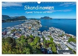 Skandinavien - Fjorde, Schären und Meer... (Wandkalender 2024 DIN A3 quer), CALVENDO Monatskalender