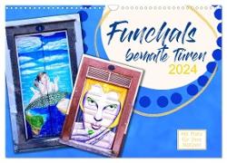 Funchals bemalte Türe (Wandkalender 2024 DIN A3 quer), CALVENDO Monatskalender