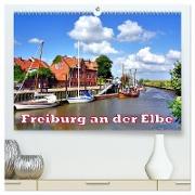 Freiburg an der Elbe (hochwertiger Premium Wandkalender 2024 DIN A2 quer), Kunstdruck in Hochglanz