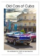 Old Cars of Cuba (Wandkalender 2024 DIN A3 hoch), CALVENDO Monatskalender