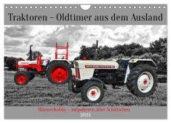 Traktoren - Oldtimer aus dem Ausland (Wandkalender 2024 DIN A4 quer), CALVENDO Monatskalender
