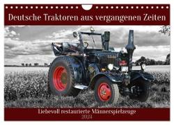 Deutsche Traktoren aus vergangenen Zeiten (Wandkalender 2024 DIN A4 quer), CALVENDO Monatskalender