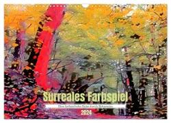 Surreales Farbspiel (Wandkalender 2024 DIN A3 quer), CALVENDO Monatskalender