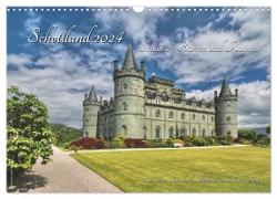 Schottland 2024 Schlösser, Burgen und Ruinen (Wandkalender 2024 DIN A3 quer), CALVENDO Monatskalender