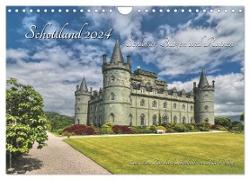Schottland 2024 Schlösser, Burgen und Ruinen (Wandkalender 2024 DIN A4 quer), CALVENDO Monatskalender