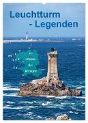 Leuchtturm-Legenden im Westen der Bretagne (Wandkalender 2024 DIN A2 hoch), CALVENDO Monatskalender