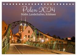 Polen - Städte, Landschaften, Schlösser (Tischkalender 2024 DIN A5 quer), CALVENDO Monatskalender
