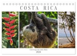 Costa Rica - unterwegs mit Julia Hahn (Tischkalender 2024 DIN A5 quer), CALVENDO Monatskalender