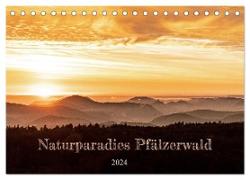 Naturparadies Pfälzerwald (Tischkalender 2024 DIN A5 quer), CALVENDO Monatskalender