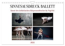 Sinneseindrücke Ballett (Wandkalender 2024 DIN A4 quer), CALVENDO Monatskalender