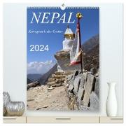 Nepal- Königreich der Götter (hochwertiger Premium Wandkalender 2024 DIN A2 hoch), Kunstdruck in Hochglanz
