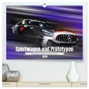 Sportwagen und Prototypen (hochwertiger Premium Wandkalender 2024 DIN A2 quer), Kunstdruck in Hochglanz