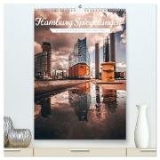 Hamburg Spiegelungen 2024 (hochwertiger Premium Wandkalender 2024 DIN A2 hoch), Kunstdruck in Hochglanz