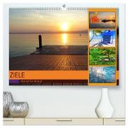 ZIELE Monat für Monat (hochwertiger Premium Wandkalender 2024 DIN A2 quer), Kunstdruck in Hochglanz
