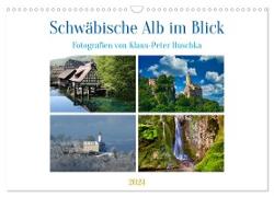 Schwäbische Alb im Blick (Wandkalender 2024 DIN A3 quer), CALVENDO Monatskalender